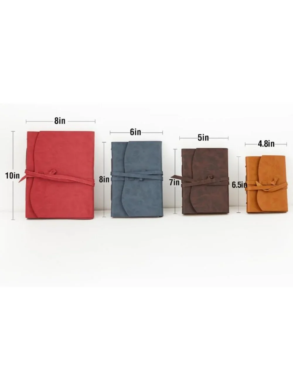Genuine Leather Vintage Journal Notebook - 260 Pages, 5x7.1, Travel & Gift Idea